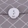Aplicável a Volkswagen chave redonda reta de 2 botões antifurto estojo de chave criativo personalizado silicone capa de chave atacado de fábrica