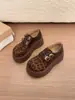 Persona baja suela de plataforma altura que aumenta hebilla Zapatos Birkenstock mujer 2026 Primavera/Otoño nuevos zapatos de vestir casuales versátiles mocasines