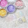 Joyería para uñas lentejuelas de estrella de cinco puntas mini estrella de cinco puntas pieza brillante brillo corazón de amor pequeñas lentejuelas joyería de hadas