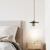 Lámpara de araña para mesita de noche de dormitorio, estilo Wabi-Sabi japonés de travertino amarillo, lámparas estilo crema retro de mediados de siglo para restaurante, bar, casa de huéspedes