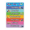 Educación Infantil Póster Amazon Inglés Imagen Colgante Educación Desarrollar Educación Temprana Inglés Número Tabla de Multiplicar Cantidad Tiempo
