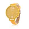 Reloj Nuevo de Correa Delgada Estilo Coreano Moda Ultrafino Correa Roja Reloj de Cuero Reloj de Cuarzo para Mujer Dropshipping