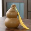 Mini Pote de Chá de Cerâmica Selado Portátil Tamanho Pequeno Pote de Cabana Alcaçuz Yunnan Xizang Frasco de Remédio Pote de Armazenamento de Pó Perfumado Pílulas