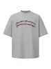 Camiseta de Manga Corta para Hombre Nanxia Estilo Retro Americano Moda de Calle Marca de Nicho Cuello Redondo Manga Media Diseño Holgado