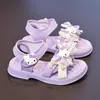 Sandálias Infantis de Desenho Animado 2026 Novo Estilo Sandálias de Verão para Meninas Sola Macia Antiderrapante Velcro Sapatos de Princesa Sandálias de Praia para Estudantes
