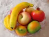 Enfeites de frutas realistas com peso, modelos de maçã biônicos, modelos de vegetais realistas, decorações de frutas falsas, enfeites de uva, adereços