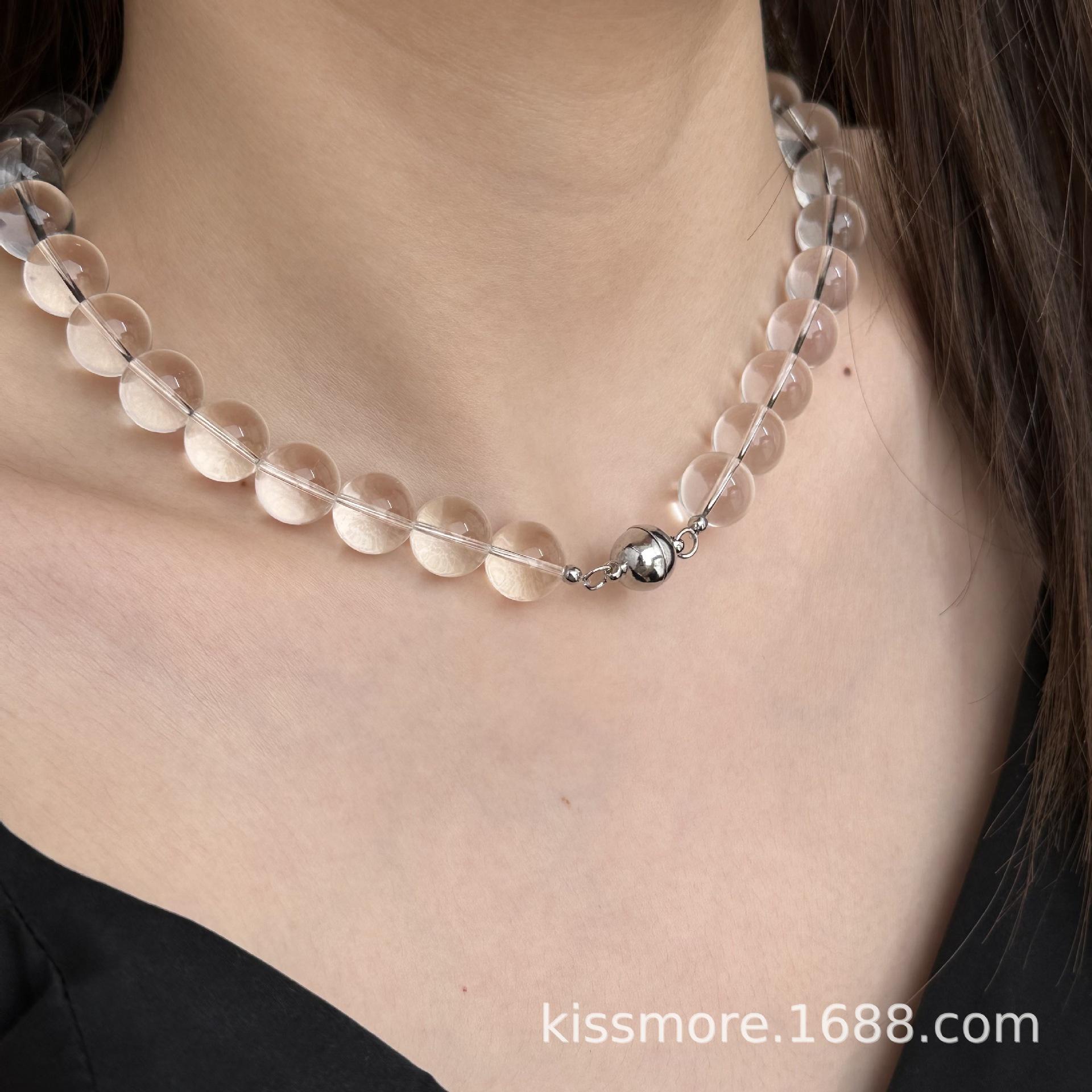 半球磁铁白水晶圆珠项链17.jpg