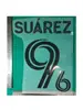 Major League Ropa Negra para Adultos Artículos B Número 9 Suarez Número de Jersey Letra Número Transferido por Calor Pegatina de Transferencia Térmica Pelota