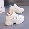 2026 Zapatos Deportivos para Mujer Estilo Nuevo Primavera y Otoño Versátiles Cómodos Estilo Coreano Modernos Antideslizantes que Aumentan la Altura Suela Gruesa Zapatos de Papá YH002