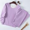 Otoño e invierno doble cara lijado alemán AB lado ropa de otoño pantalones de otoño conjunto de ropa interior térmica sin costuras para mujer y hombre camisa base de terciopelo