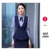 Novo Conjunto de Coletes Femininos Sem Manga de Outono Coreano Super Slim Salão de Beleza Clube Roupas de Trabalho Colete Ferramentas Femininas