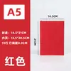 Caderno A5 em Couro PU Macio com Logo Personalizado, Presente Publicitário Simples, Caderno B5 Executivo com Capa de Couro, A6 Feito Sob Medida