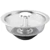 Colador de Fregadero Universal Engrosado de Acero Inoxidable para Fregaderos de Cocina Estilo Antiguo, una Herramienta Mágica para Filtrar Residuos en el Fregadero y el Lavabo de Verduras