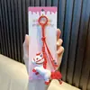 Llavero de Mascota Rojo Colgante para Bolsa de Año Nuevo Llavero de Pareja para Coche Día de Año Nuevo Pequeño Regalo Al por Mayor