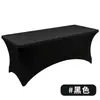 Mantel rectangular elástico transfronterizo 4FT6FT cubierta de mesa elástica de comercio exterior mantel elástico para conferencia boda banquete personalizado