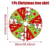 Falda para Árbol de Navidad Amazon Transfronterizo Modelo Nuevo Exquisita Decoración para Árbol de Navidad Suministros Festivos Disponible en Múltiples Tamaños