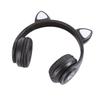 Fone de Ouvido Bluetooth Sem Fio com Graves Pesados Fone de Ouvido Colorido com Orelhas de Gato Fone de Ouvido para Jogos Fone de Ouvido para Música Mz39M