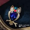 Broche Nuevo Fénix Pavo real Búho Pájaro Pájaro carpintero Golondrina Alto Sentido Nicho Corsage Pin para Mujer