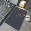 Alfombrilla de baño de diatomeas simple, absorbente, antideslizante, de secado rápido, resistente a las manchas, venta al por mayor