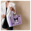 Sanrio novo saco de presente coolomi cartoon feltro saco all-match crossbody tote bag popular saco de feltro portátil