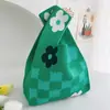 Bolsa de Tricô Rosa Girly de Design Exclusivo Bolsa Colete Versátil Bolsa de Mão de Grande Capacidade Bolsa para Passeio com Miudezas Bolsa de Mão da Moda