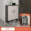 Zapatero de lujo ligero con alturas escalonadas, mueble de entrada con banco para cambiarse los zapatos, mueble de almacenamiento de gran capacidad para apartamentos pequeños