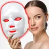 Mascarilla de Belleza con Luz LED de Siete Colores, Dispositivo de Belleza para Uso Facial en Casa, Dispositivo de Rejuvenecimiento Fotónico, Dispositivo de Introducción para Rejuvenecimiento de la Piel y Cuidado de la Piel