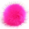 Pompons de Pele de Raposa Artificial Atacado para Acessórios de Roupas, Sapatos e Chapéus, Bolas de Pelo de Raposa Artesanais DIY