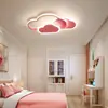 Lámpara creativa para habitación infantil lámpara de techo inteligente nube de amor lámpara moderna simple para dormitorio lámpara de habitación de dibujos animados estrella