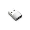 Adaptador Otg Hembra Tipo-C a Macho USB Cable Adaptador de Datos USB 2.0 a Typec Aleación de Aluminio