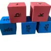 Dados Cuadrados Grandes de EVA Bloques de Construcción de EVA Imprimibles Juguete de Bloque Suave EVA Gráfico para Niños