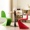 Silla Dong Chair Estilo Forma Irregular de Moda Silla de Comedor Creativa Silla Acrílica Hogar Moderno Simple Respaldo Taburete de Maquillaje Diseño