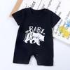 Pijamas de bebé de manga corta nuevos de verano, algodón, mameluco fino para recién nacidos, ropa infantil al por mayor, venta caliente transfronteriza