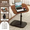 Mesa de Centro Móvel para Uso Doméstico, Mesa Lateral Ajustável para Sofá, Mesa de Cabeceira para Quarto, Pequena Mesa de Chá para Varanda, Prateleira de Armazenamento