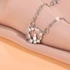 Moda Fantasía Luna Gato Cruz Estrella Diamante Colgante Borla Personalidad Collar Mujeres Venta al por Mayor