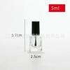 3ML5ML10ML vidro esmalte de unha frasco vazio unha com pincel frasco frasco de esmalte sub-embalagem frasco pequeno fabricantes atacado