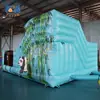 Castillo Hinchable Panda con Trampolín y Tobogán para Niños Equipo de Parque Infantil para Exteriores Venta Directa del Fabricante