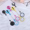 Reloj de Colgar con Cuentas DIY Etiqueta de Identificación con Botón de Tirar Fácil Hilo de Tirar con Cuentas Cronógrafo Creativo Lindo Reloj para Estudiantes
