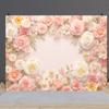 Comercio exterior transfronterizo AliExpress Amazon suministro fotografía fondo tela flor pared fondo boda tema fiesta fondo
