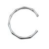 Pulsera Abierta en Forma de C de Acero Inoxidable Acero Titanio Pulsera Elegante de Bambú para Mujer Pulsera con Forma de Bambú Abierta Ajustable