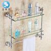 Juego de Toallero de Baño Estilo Europeo Personalizado, Accesorios de Baño de Piedra Cristalina de Jade, Juego de Escobilla para Inodoro de Cerámica