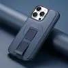 Adecuado para iPhone 17 Funda de Teléfono Móvil de Cuero Liso de Alta Calidad, Magnética Magsafe Apple 16 Correa de Muñeca de Cuerda Elástica 14 Funda