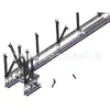 Mampara de Cristal Móvil Sin Riel en el Suelo, Puerta Giratoria de Cristal Plegable y Móvil para Restaurante, Puerta Plegable de Cristal Artística de Alta Resistencia