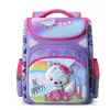 Mochila Escolar Transfronteriza, Mochila Escolar para Estudiantes de Primaria de 2º a 6º Grado, Mochila de Dibujos Animados, Ligera Bolsa Espacial Infantil