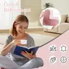 Marcador de Libro Creativo de Cuero en Forma de Corazón con Iniciales, Lindo Marcador de Esquina de Libro