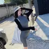 Toma real, precio real: chaleco sin mangas de cuello medio + falda con abertura + cárdigan corto de punto + pantalones casuales acampanados