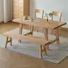 Mesa de centro grande multifuncional, conjunto de mesa e cadeiras de jantar de madeira maciça para uso doméstico, bancada de carvalho vermelho, balcão de bar, mesa de escritório