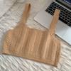 Camisola pequeña con cuello cuadrado para mujer, estilo Spice Girl, estilo transfronterizo del sudeste asiático, de verano, con interior corto y fresco