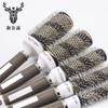 Comercio Exterior Venta Caliente Peine Profesional para el Cabello Peine para Cabello Rizado Peine para Dar Forma DIY Peine de Rodillo Cerámico Gris Herramientas de Peluquería Peine