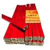 Lápis de madeira Shancheng grande octogonal núcleo vermelho para marcenaria trabalhador da argila pagamento preto alta dureza riscador cabeça chata lápis de desenho